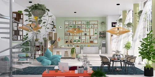 Green kitchen