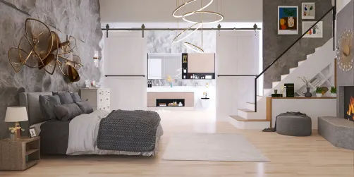 Basement bedroom