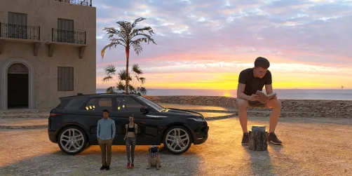 Yusef gifts Jim and Mary a car