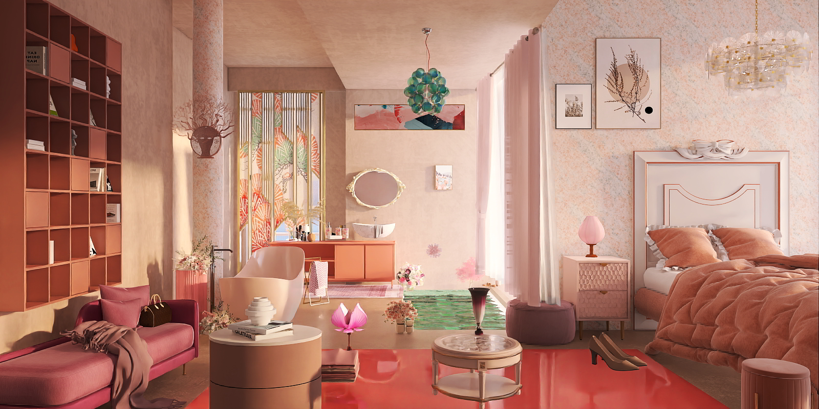 Rose stanza del relax