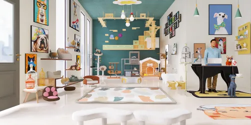 Small cute  pet shop