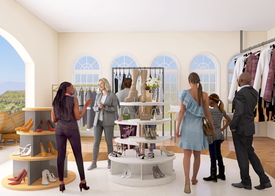 here’s a store ￼ Design Rendering