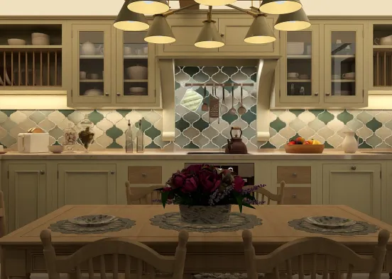 # Your beloved kitchen💓 Renderização de Design