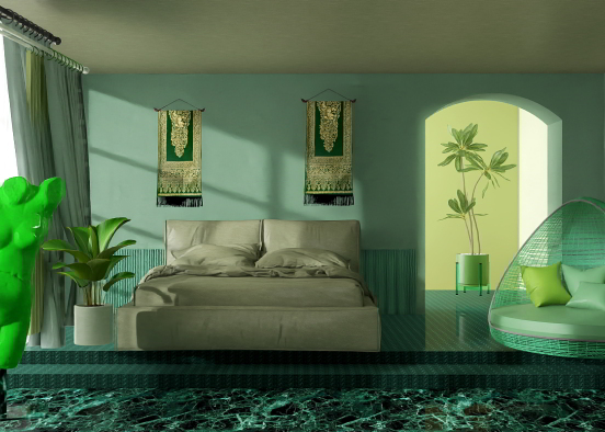 Everything seen has to be green 💚🍏💚 Design Rendering