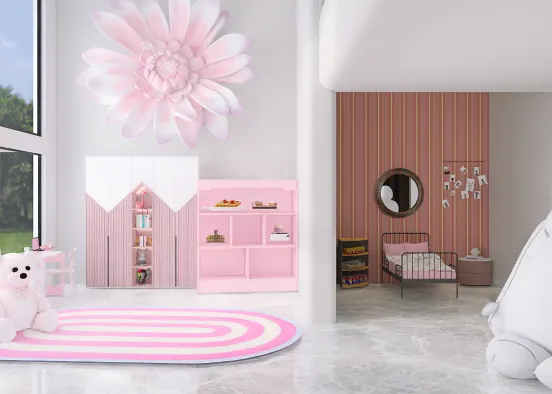 Lucia's pink room Design Rendering