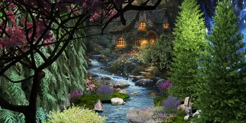 Fairytale Cottage in the Woods