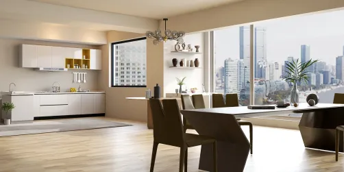 room yellow and modern