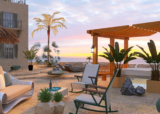Mediterranean Sunset Design Rendering
