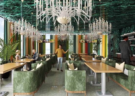 Desafio Restaurante de luxo  Design Rendering