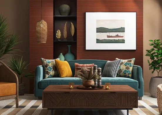 # Boho Chic  Renderização de Design