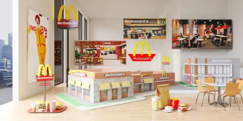 Sharing McDonalds models & murals