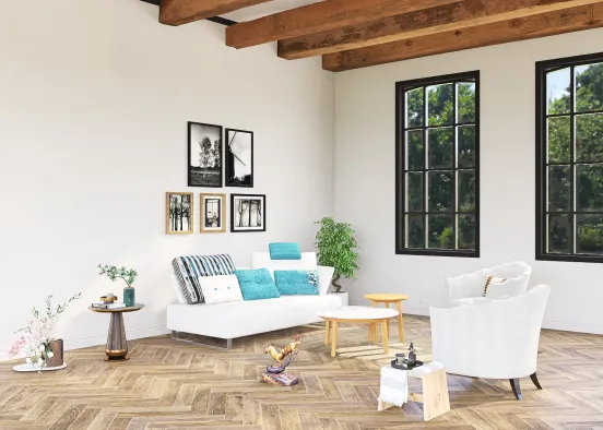living room interior 🐣 Design Rendering