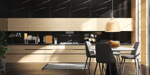 Cozinha com sala de jantar