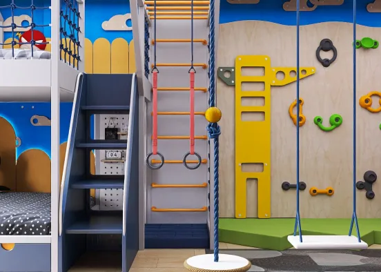 # Fitness for kids Renderização de Design