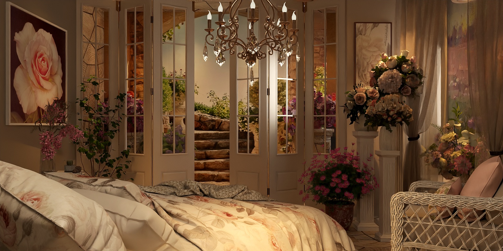 Blossoms and Balcony