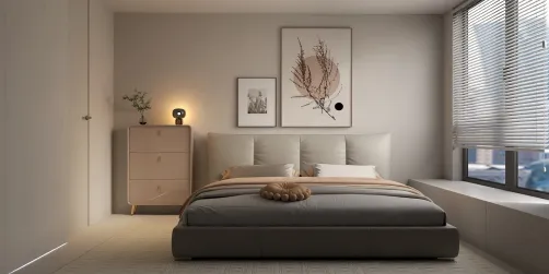 Chambre moderne et apaisante