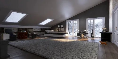 My first 3d room