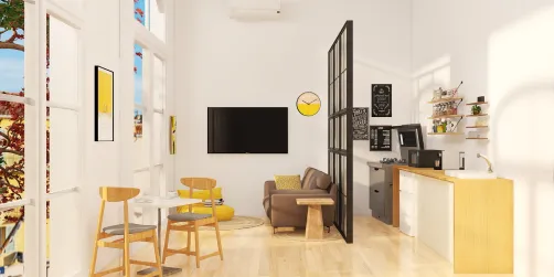 Grand Studio avec salon+cuisine 