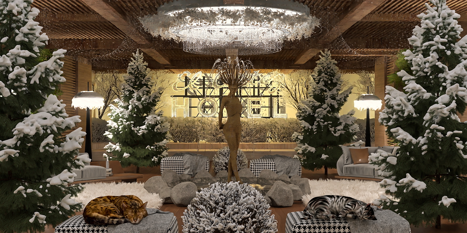 Hotel de gatos 🐈🐈‍⬛  