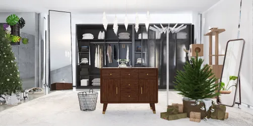 Christmas in wardrobe