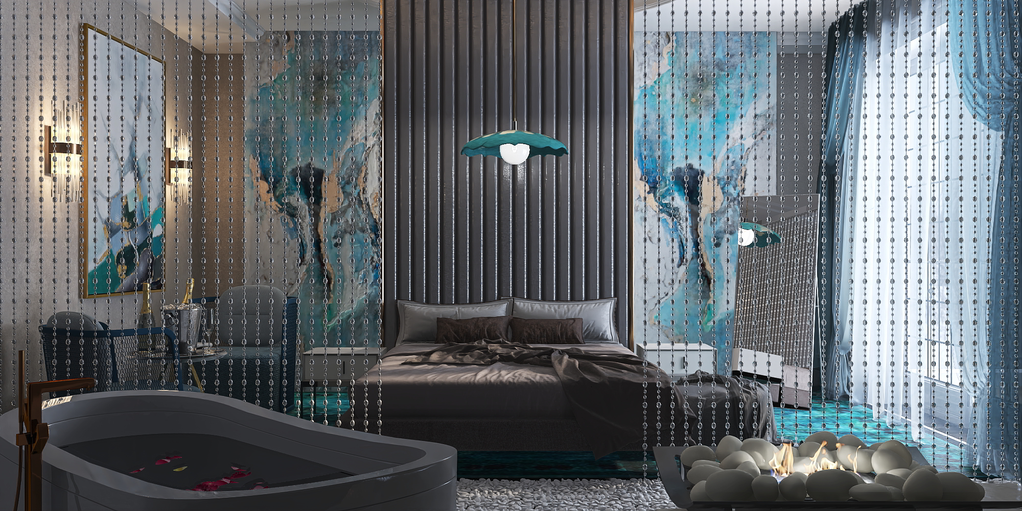 Seaside honeymoon suite 🛥