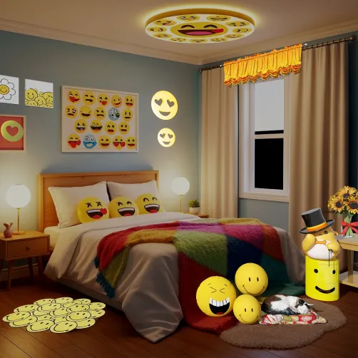 Whimsical Emoji Retreat
