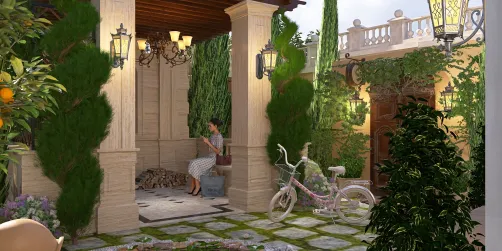 Tuscan Style Garden 