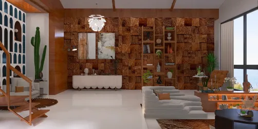 Sala Madeira Contemporânea 