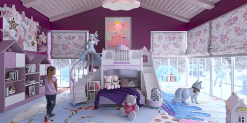 One little girls big imagination 