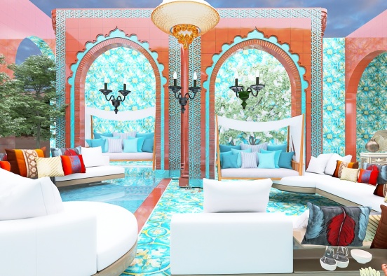 The Arabian Vacation Villa ✨☀️ Design Rendering