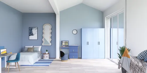 blue room