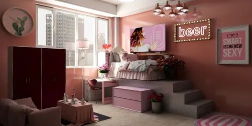 coquette style bedroom (kids bedroom)