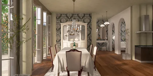 French style living space