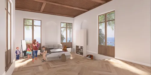 Large family bedroom