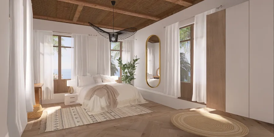 a white bathroom with a white rug and a white couch 
