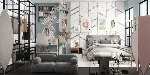 Teen girls bedroom.