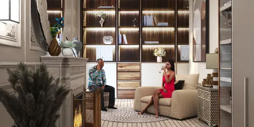 “The Elegant Ember Lounge”