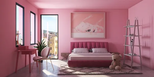 Pink bedroom 🌸💕🌺🌷👛💐💖💞