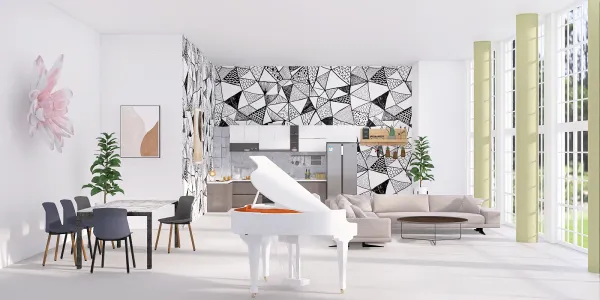 Professional interior design created with Homestyler 3D design software