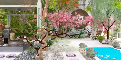 Oriental garden
