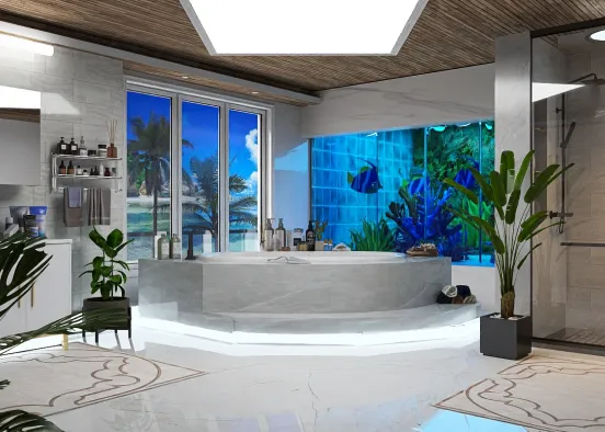 # Tropical getaway Визуализация дизайна