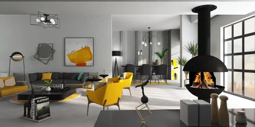 Industrial living room 