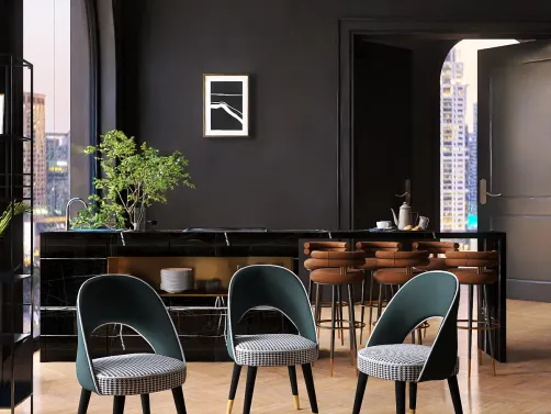 A New   York  penthouse