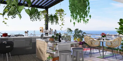 An outdoor Kitchen