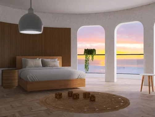Orange Bedroom