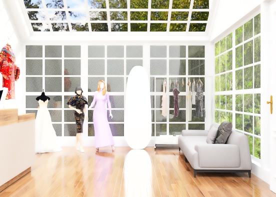 wedding dress shop 🎂💒💍 Design Rendering