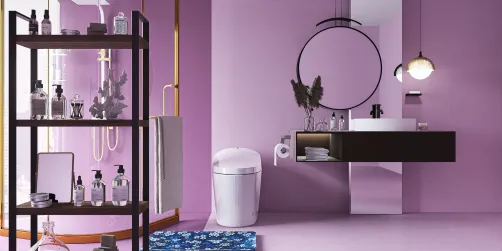 pink bathroom lol