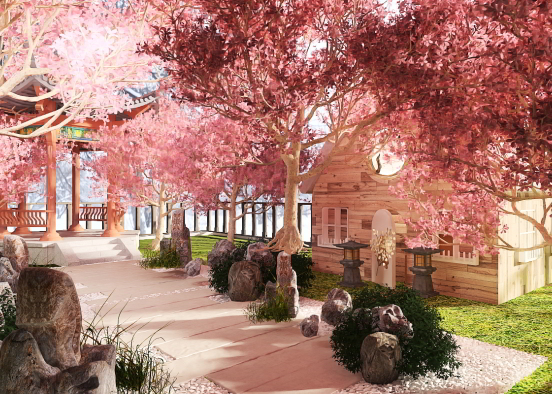 Sakura forest Design Rendering