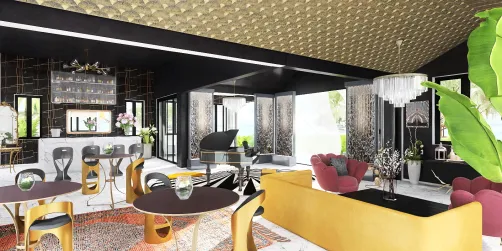 hotel lounge