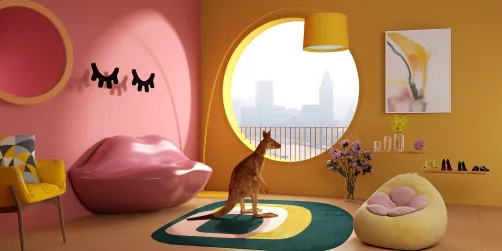 Pink cangaroo